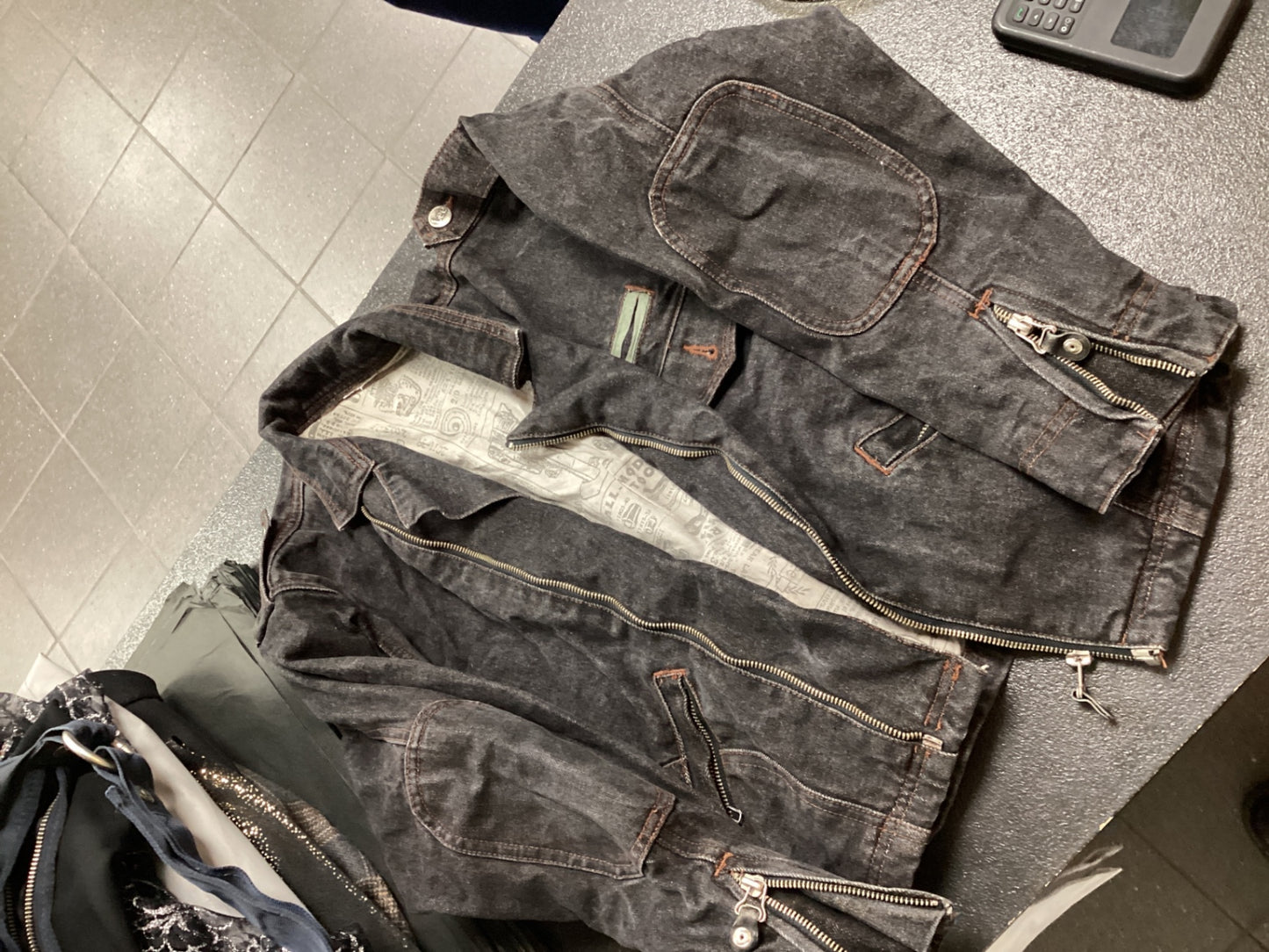 Denim Jacke Schwarz von Lee