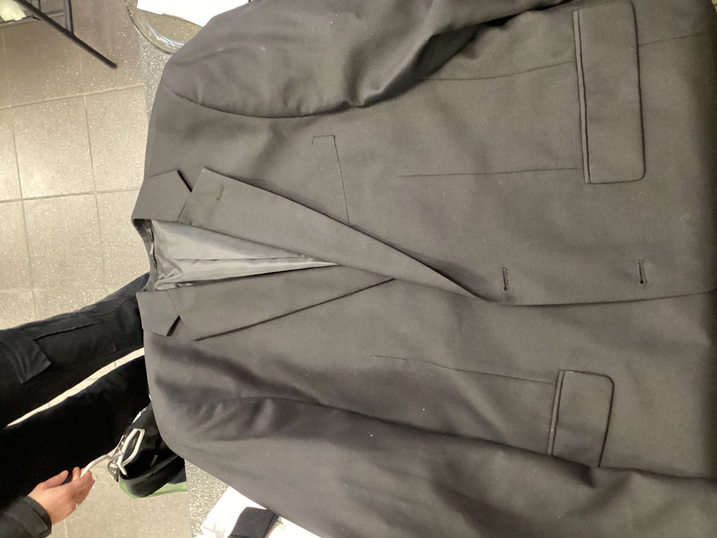 Pre-Loved Unbekannt Blazer Schwarz