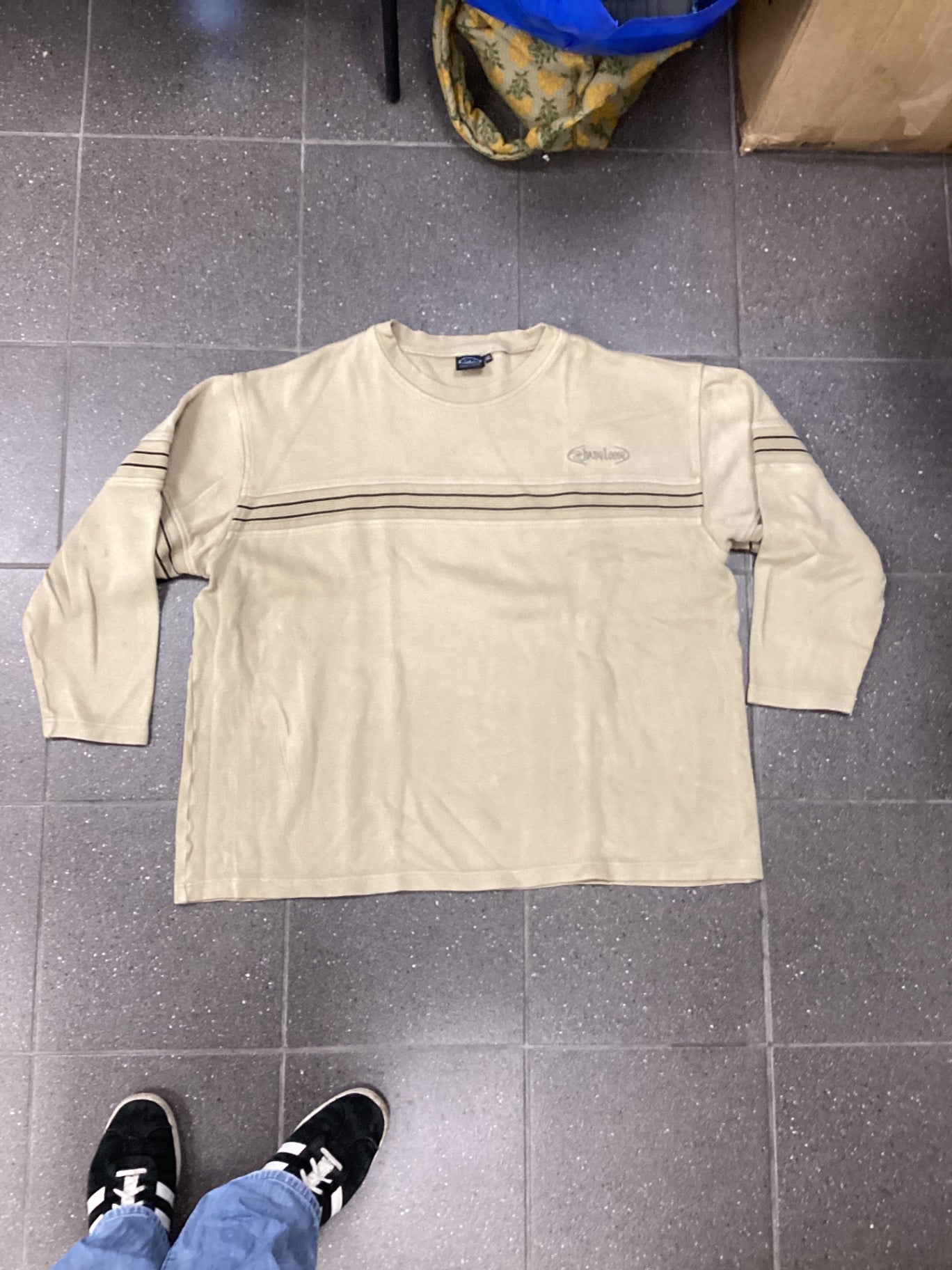 Pre-Loved hang loose Langarm-Shirt XXL Beige