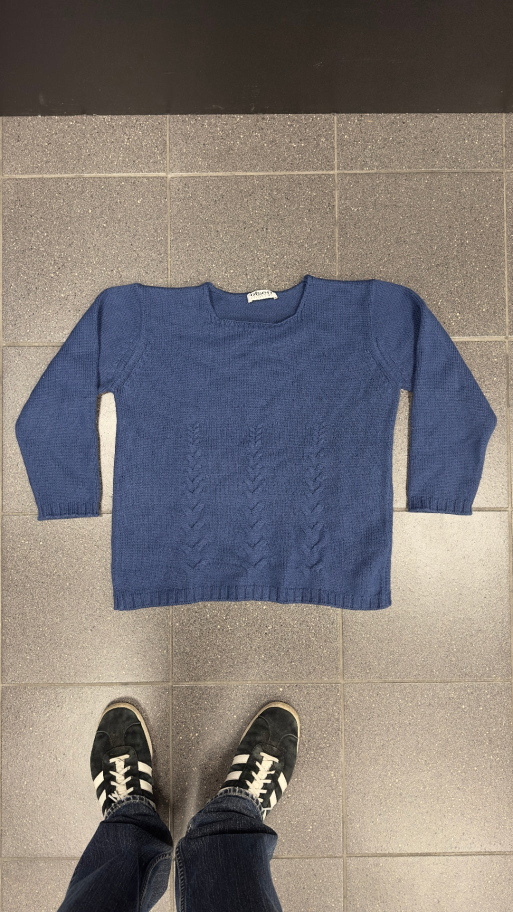 Pre-Loved Olsen Pullover M Blau