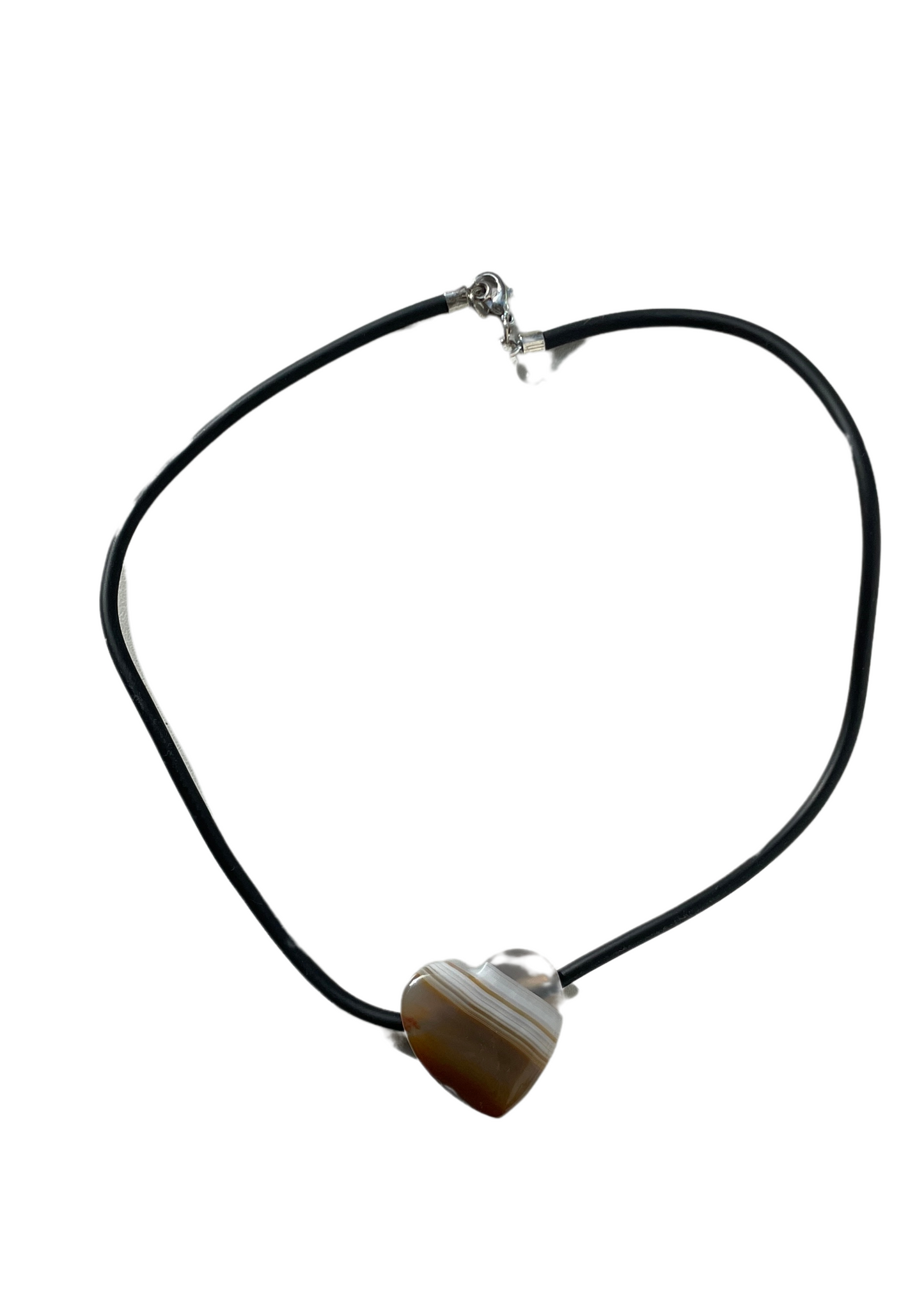 Vintage Necklace Glass Heart