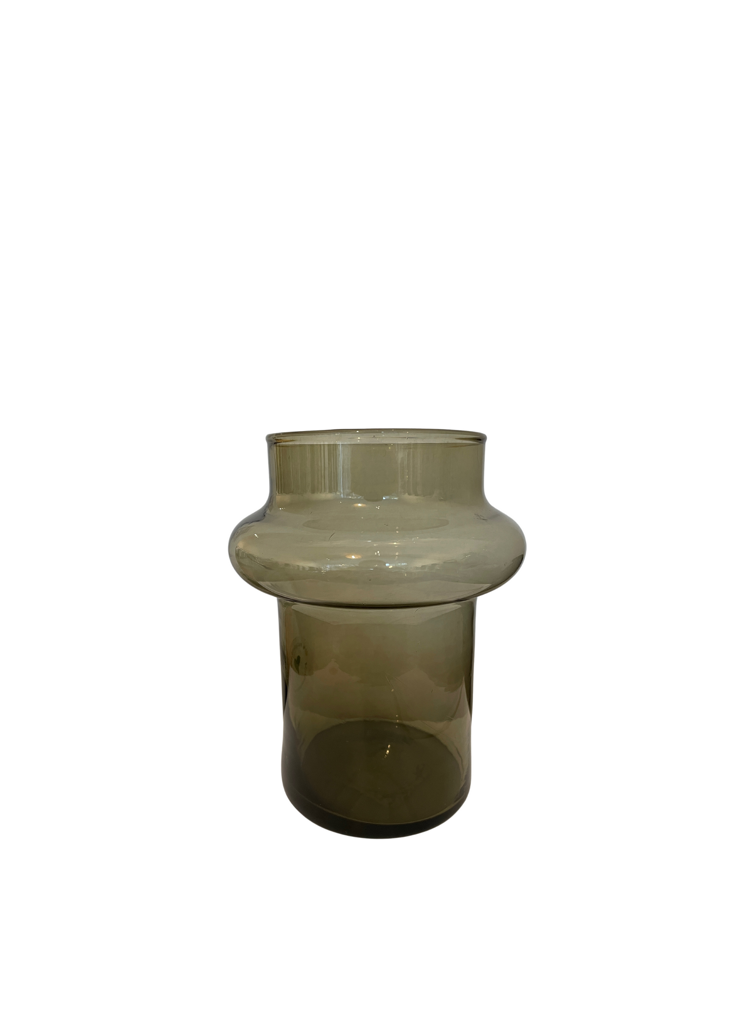 Green Glass Vase