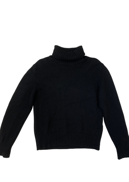 black Turtle Neck Knit - mint