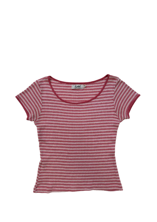 Cute Striped T-Shirt - mint