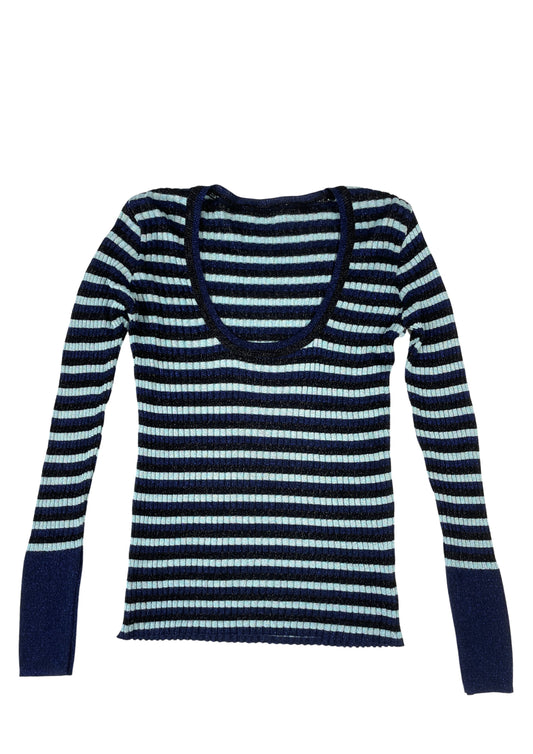 Glitter Striped Long Sleeve