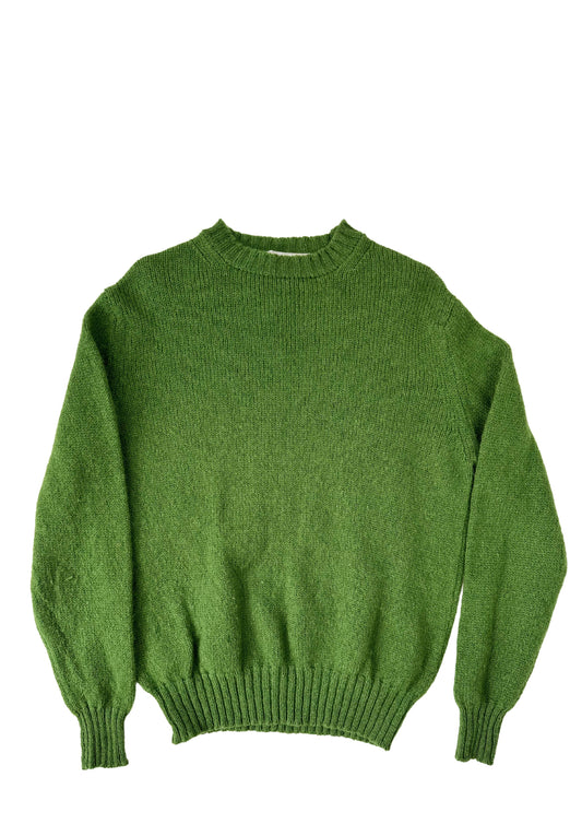 Green Knit Round Neck