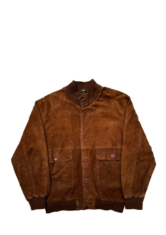 Real Leather Jacket brown - mint