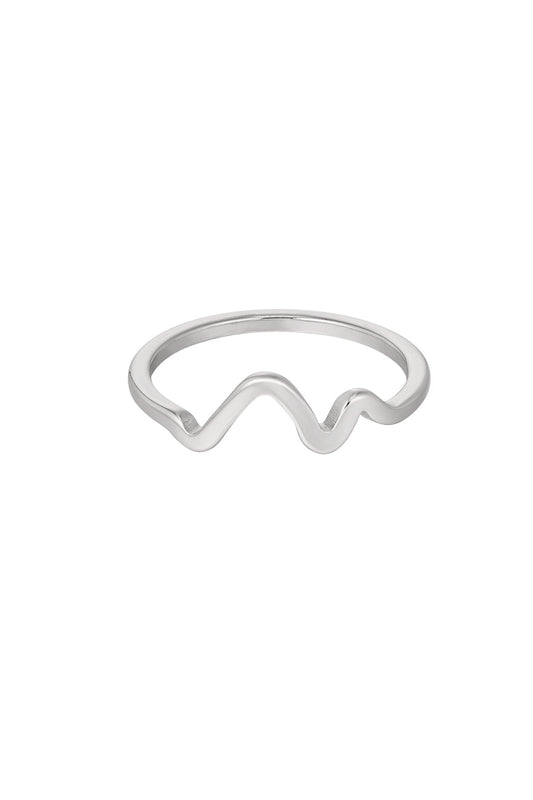 Wave Ring Silber - mint